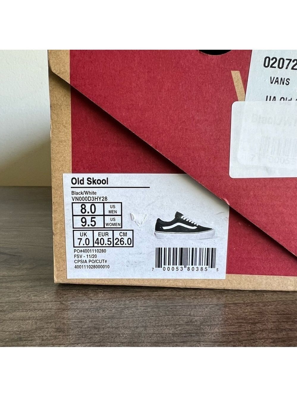 Vans NEW Unisex Old Skool Suede and Canvas Shoe Size 8 or 9.5 #B1425 - Picture 2 of 9